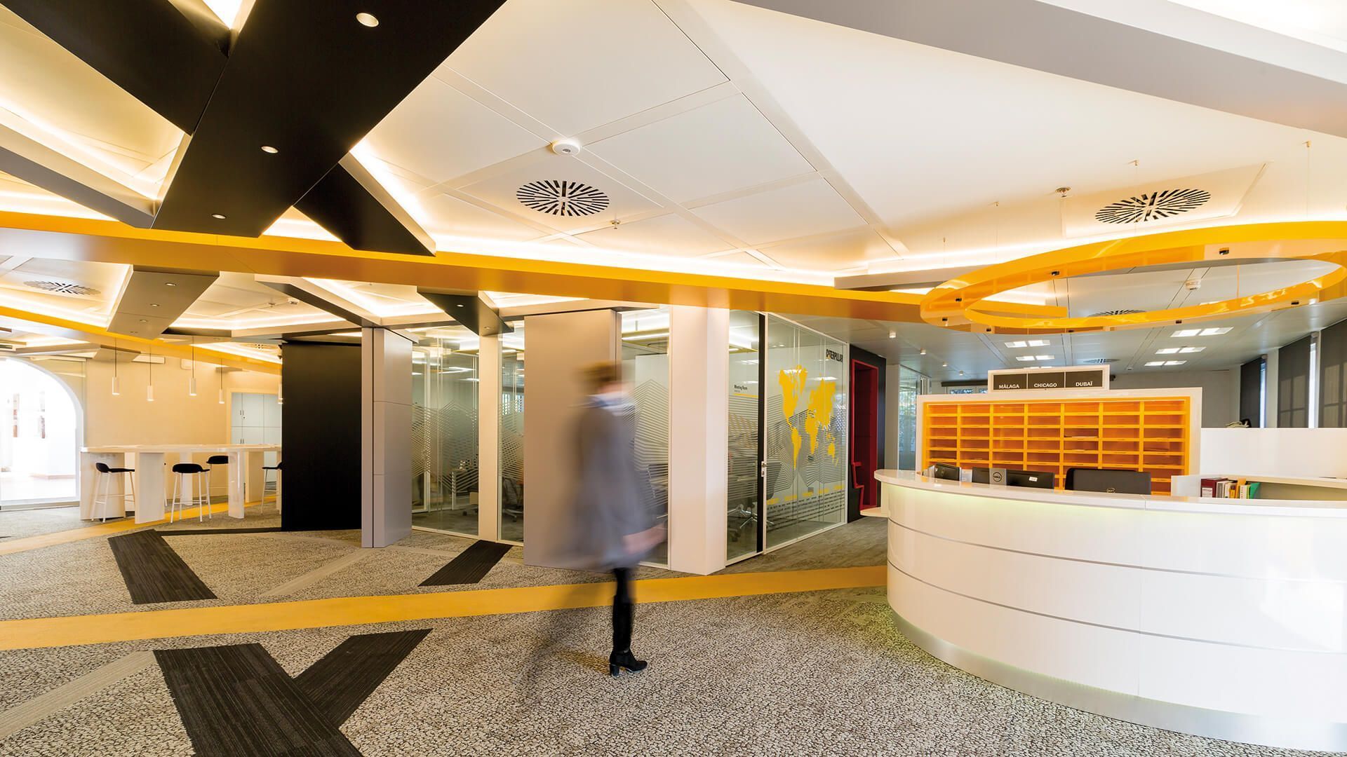 Caterpillar offices, Malaga - Light & Life | Jokerlight